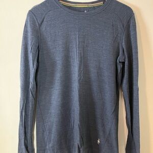 Smartwool Women's Heathered Blue Long Sleeve Top